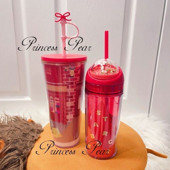 Starbucks Bear holiday shopping bag & Rolling Ball tumbler